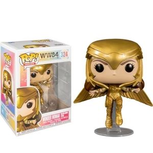 Pop! Heroes WW84 Wonder Woman Golden Armor Flying 324 (New in box)